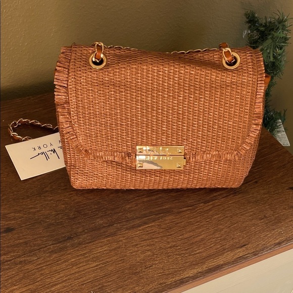 Nicole Miller New York Handbags - Nicole Miller New York brown crossbody purse